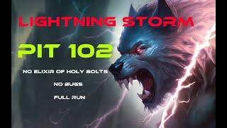 Werewolf Lightning Storm PIT 102 Clear // Diablo 4 Druid pit Game play