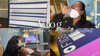 Week in my life as a dental assistant | Hygienist shortage?| Perio charting | New fig scrubs etc..