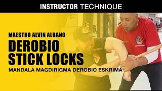 DEROBIO ESKRIMA LOCKS to COUNTER LOCKS & TAKEDOWNS | Filipino Martial Arts | ARNIS | KALI