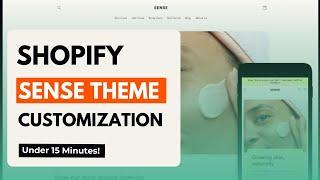 How To Customize Shopify Sense Theme 2024 (Step By Step Tutorial)