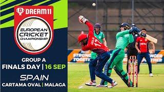  Dream11 European Cricket Championship 2022 | Group A | Finals Day Cartama Spain | T10 Live Cricket