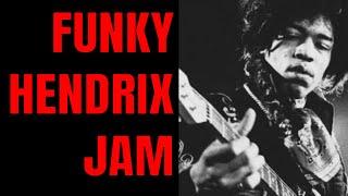 Funky Jimi Hendrix Jam | Guitar Backing Track (A Minor)