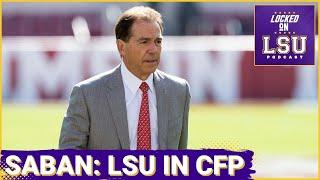 Nick Saban Picks LSU in CFP! | Tigers Land CB Aidan Anding!