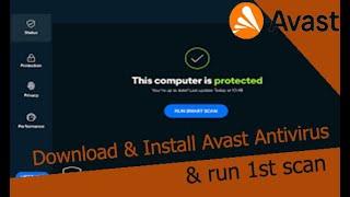 Download and Install Avast Antivirus on windows 7/8/10/11