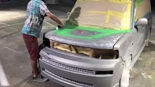 Scion XB Pixel Paint Job