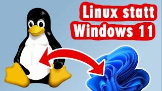 Linux statt vorinstalliertem Windows 11 - Dual Boot installieren - Linux Mint Alternative - Download