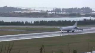 RAF Tornado F3 and Harrier GR 9s along with VC 10 at  Bermuda heading South