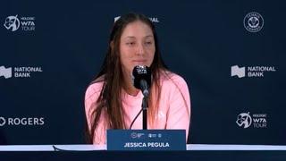 Tennis - Toronto 2024 - Jessica Pegula: "Emma, Coco... It's incredible to have all these US players"