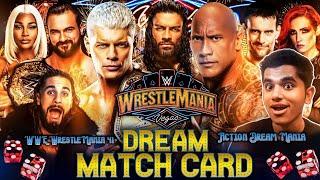 WWE WrestleMania 41 Dream Card | My Dream Match Card | Action Dream Mania