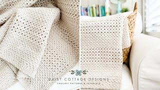 Cobblestone Pathways Crochet Blanket Tutorial