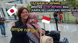 ISTRI JEPANG KE INDONESIA .‼️ BANDARA SEMARANG FULL TANGIS