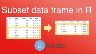 Subset data frame in R