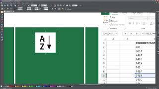 Designing YouTube Thumbnail for Video Tutorial, Excel Converting Numbers to Text | Design Timelapse