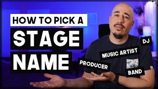 How Choose a Producer Name, Stage Name, Rapper Name in 16 Steps! [Free Download]