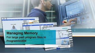 Managing memory for large part program files