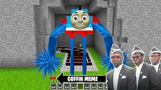This is Mutant Thomas the Train in Minecraft - Coffin Meme