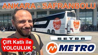 #127 ÇİFT KATLI OTOBÜS / Metro Turizm / Ankara - Safranbolu Otobüs Yolculuğu