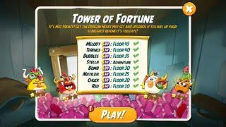 Tower of Fortune - Day 1 for Dragon Heart Hat Set (rerun) - Angry Birds 2