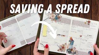 How to Save The Planner Spreads You Abandoned