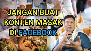 jangan buat konten masak di facebook