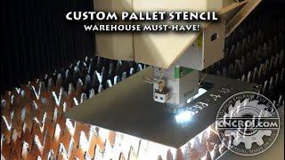 Custom Pallet Stencil: Warehouse Must-Have!