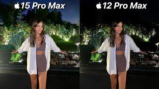 iPhone 15 Pro Max VS iPhone 12 Pro Max Camera Test Comparison