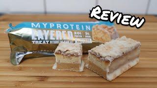 MYPROTEIN Layered Bar White Gold Review | FoodLoaf