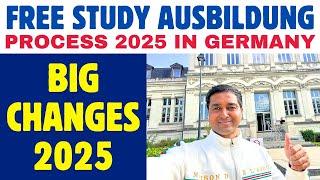 Free Study Ausbildung Process 2025 in Germany | Big Changes 2025 | Vocational Training | No IELTS de