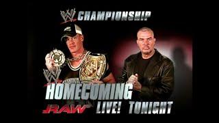 WWE RAW: Homecoming 03/10/2005 - Official And Full Match Card HD (Vintage)