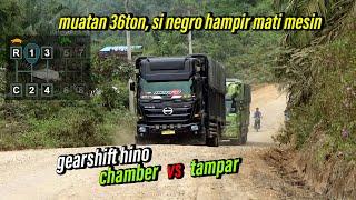 HAMPIR GAK KUAT NANJAK, HINO CHAMBER VS TI TAMPAR | MUATAN 36TON