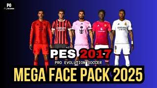 PES 2017 MEGA FACEPACK SEASON 2025 AIO | PES 2017 INDONESIA