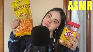 ASMR comiendo // crujiente // eating sounds