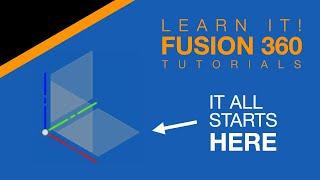 Autodesk Fusion 360 for Beginners - Lesson 1 - Start Learning Fusion 360 Already! - (2023)