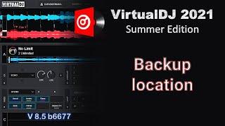 backup location en @virtualdjofficial