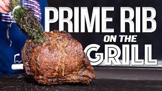 WE COOKED PRIME RIB OUTSIDE ON THE GRILL AND THERE ARE SIMPLY NO WORDS... | SAM THE COOKING GUY