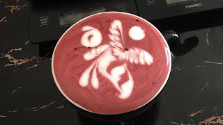 Queen Bee Red Velvet Latte Art bukan untuk Pemula