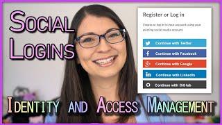 The Pros and Cons of Social Logins - Single Sign On - Identity and Access Management #WorkFromHome