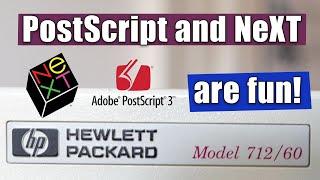 Fun with Adobe PostScript and NeXTStep