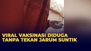 Viral Video Vaksinasi Diduga Cairan Tidak Masuk, Bupati Karawang Turun Tangan Sidak Puskesmas