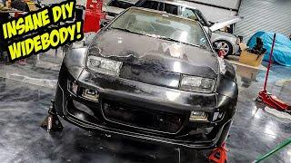 Installing An INSANE DIY WIDEBODY Kit On Our Ugly Nissan 300ZX (EARL LEEKER IS BACK!)