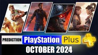 PS PLUS OCTOBER 2024 Prediction of FREE GAMES for PS4 / PS5 in PS+ OCTOBER monthly games 2024