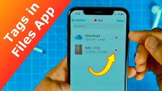 How to use TAGS in Files App on iPhone!
