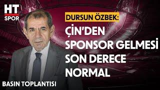 Dursun Özbek'ten Sponsorluk Açıklaması - Basın Toplantısı