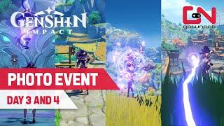 Genshin Impact PHOTO EVENT Day 3 & 4 - Electro Elemental Burst, Idle Animation...