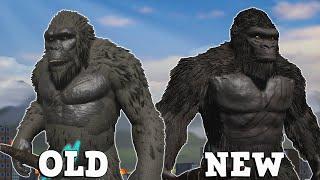 Kong 2021 Old vs New Remodel Comparison - Roblox Project Kaiju