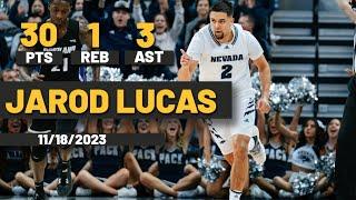 Jarod Lucas' Career High 30 points led the Nevada Wolfpack over the Portland Pilots 108-83
