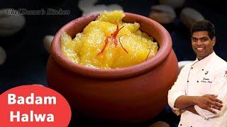 பாதாம் அல்வா | How to Make Badam Halwa | Sweet Recipes In Tamil | CDK #269 | Chef Deena's Kitchen