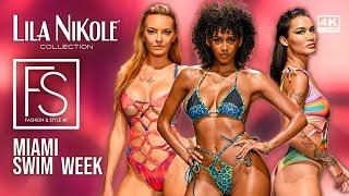 LILA NIKOLE MIAMI 24 FULL Bikini Fashion Show MIAMI SWIM WEEK 2023 4K ART HEARTS FASHION Staci Lyon