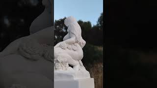 Art beautiful plaster statue in Sequoia, California 7