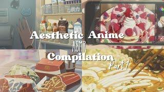 Aesthetic Anime ASMR Food and Cooking Compilation [Part 1]